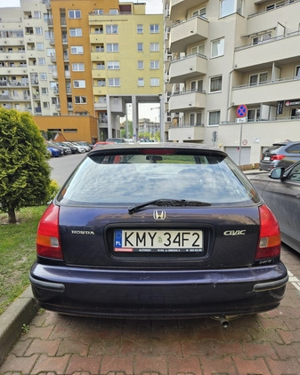 Honda Civic cena 4000 przebieg: 173867, rok produkcji 1997 z Kraków małe 29